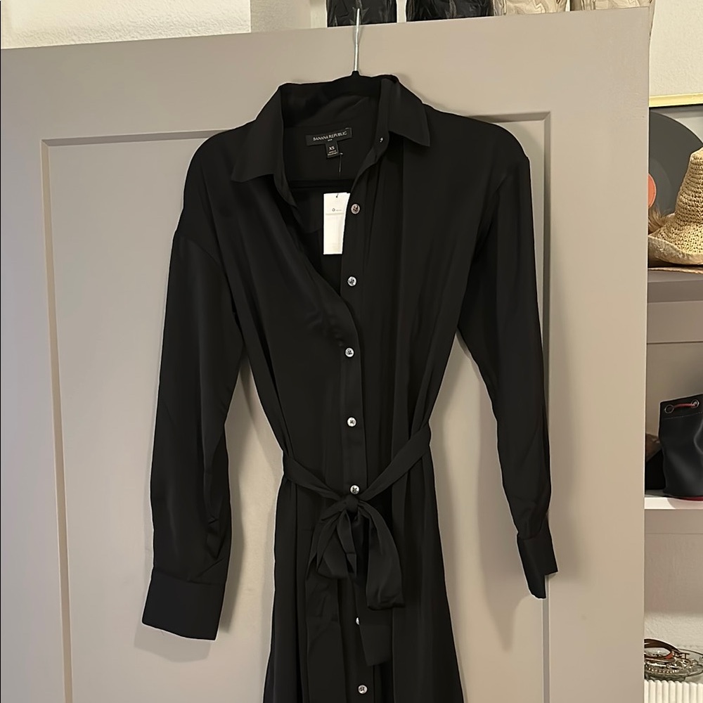 Banana republic Black Shirt Dress XS